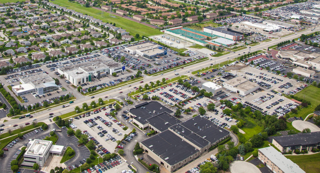 Aerial Photography Services for Dealerships in Chicago and NW Indiana